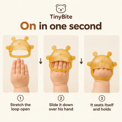 TinyBite Pro Stay-On Baby Teether [FREE TODAY]