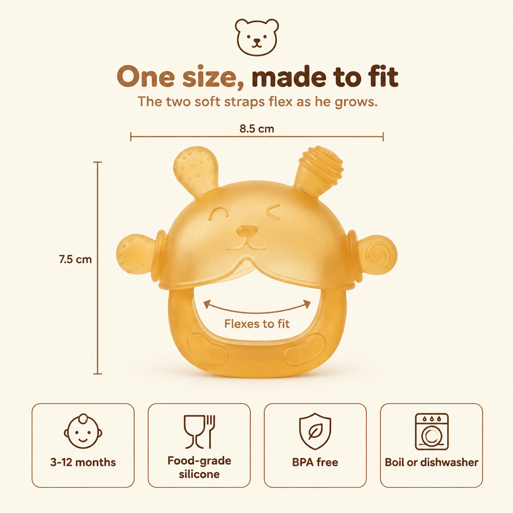 TinyBite Pro Stay-On Baby Teether [FREE TODAY]
